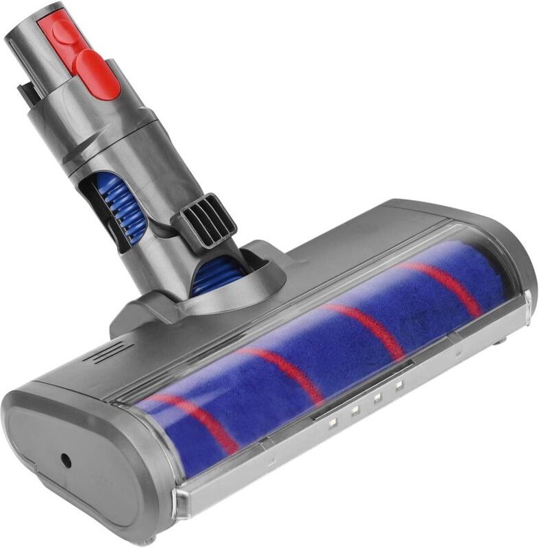 Elektrische weiche Radbürste für Dyson V11 V10 V8 V7 Staubsauger, Ersatz-Zubehörbürste für die Reinigung von Holzböden/P...