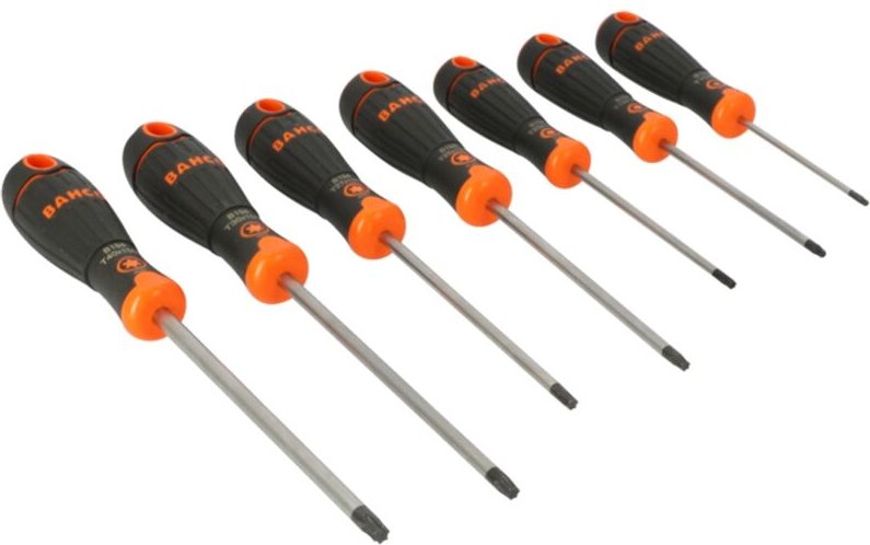 Fit Satz Schraubendreher für TORX-Schrauben mit Gummigriff - 7-tlg. - Bahco