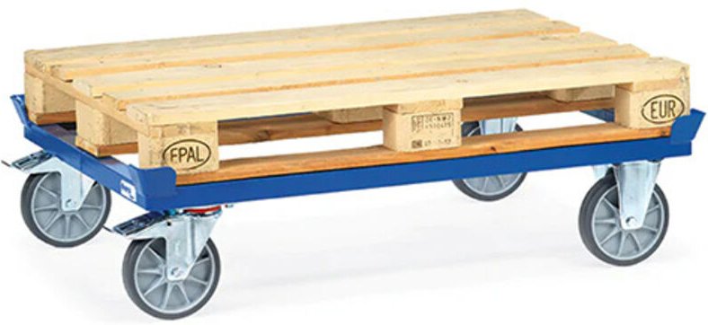Rollwagen für Paletten 800 x 600 mm – max. Belastung 750 kg - 22799