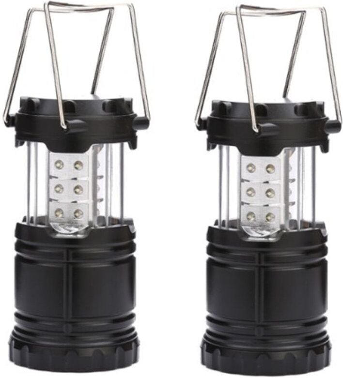 Set mit 2 LED-Campinglaternen, Überlebensset für Hurrikane, Notfälle, Stürme und Stromausfälle, tragbare Outdoor-Laterne...