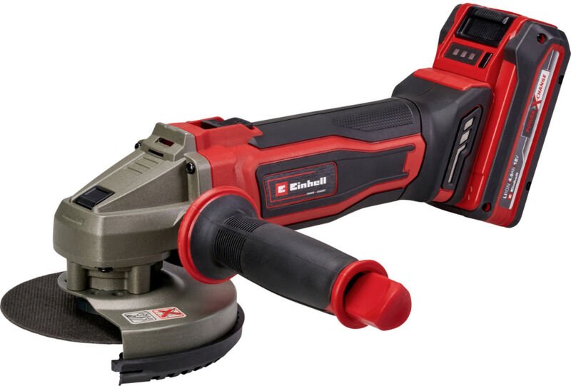 Einhell TE-AG 18/125-2 Li (1x4,0 Ah) 4431190 Akku-Winkelschleifer 125 mm inkl. Akku, inkl. Ladegerä