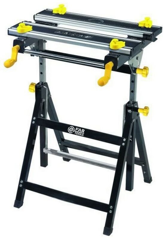 Arbeitstisch Fartools Schwarz Aluminium