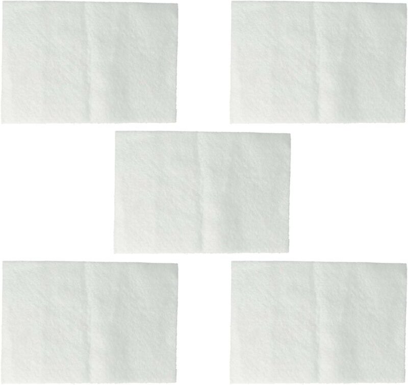 vhbw 5x Staubsaugerfilter Ersatz für Nilfisk 1406879500, VCSZ0000172 Filter für Staubsauger - Schaumstofffilter Weiß