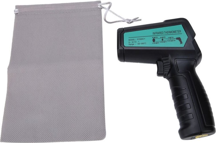 Tragbares Infrarot-Thermometer mit LCD-Anzeige, Temperaturmessgerät -50℃-580℃
