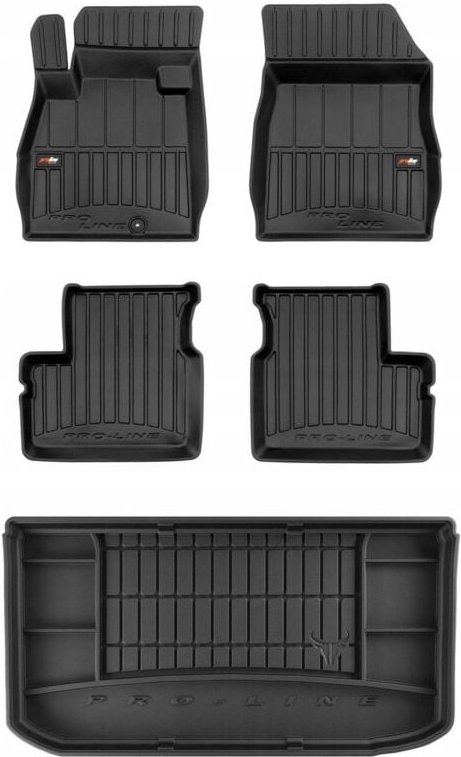 SET 3D Gummimatten Nissan Micra K13 HB 2010-2016