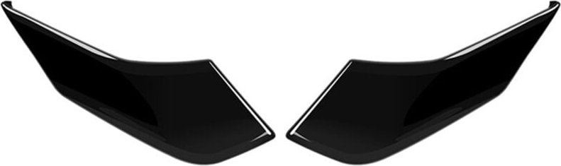 Tlily - Außenverkleidung für eine Säule, glänzend schwarz, für die vordere Seitenscheibe, für 2021–2022