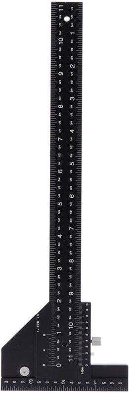 Holzbearbeitung T-Lineal Holzbearbeitung Aluminiumlegierung Holz Anreier Messen Anreilineal