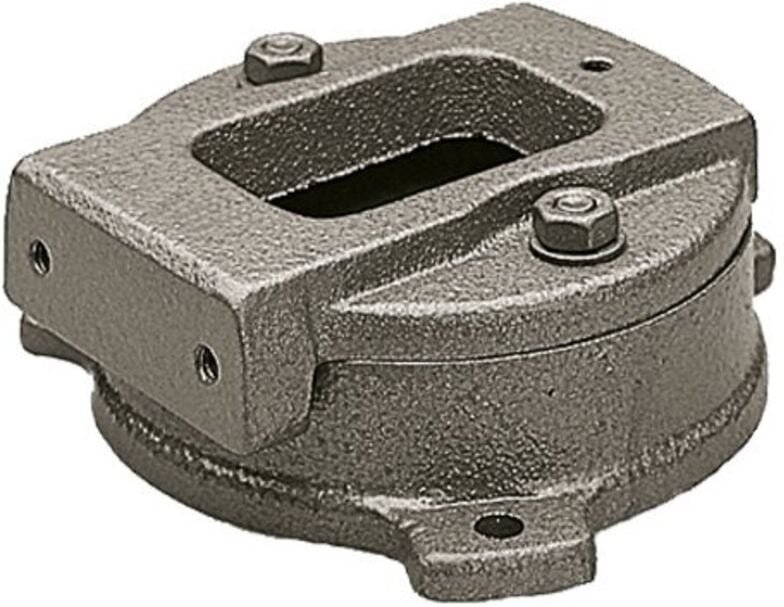 Drehteller für Schraubstock aus Spezialguss, 360° schwenkbar, Backenbreite 100 mm