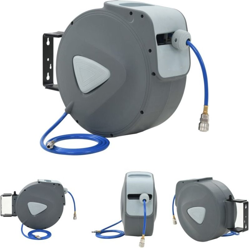The Living Store - Automatischer Druckluft-Schlauchaufroller 1/4 30 m