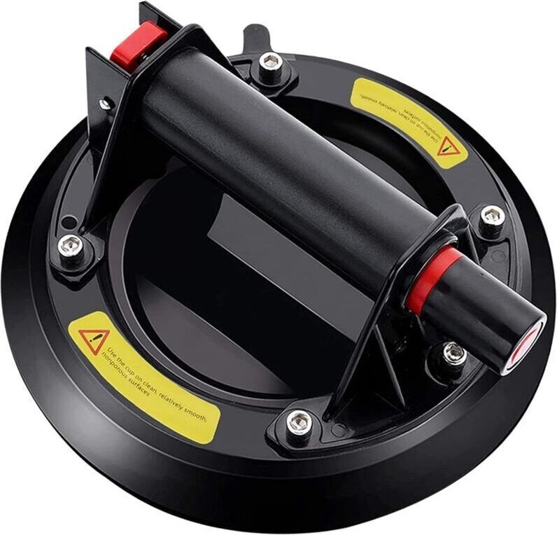 Saugnapf – Tragfähigkeit bis zu 110 kg Professioneller Saugnapf Vakuum-Saugnapf für Glas, Fliesen und Platten (1 Stück)