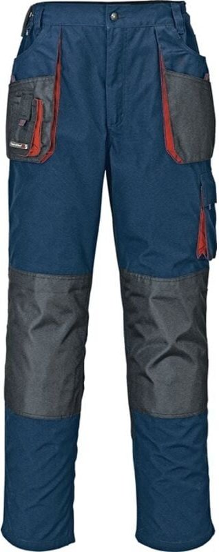 Herrenhose Gr.52 marine/sw/rot 65%PES/35%CO Stretcheinsätze