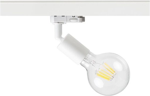 Rendl Light - Faretto Lampada fax E27 per binario trifase bianco 230V E27 25W