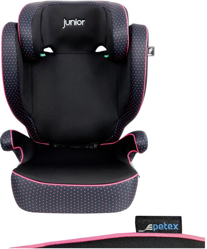 Petex - Basic Plus 1602 pink hdpe nach ece R129 Kindersitz Pink
