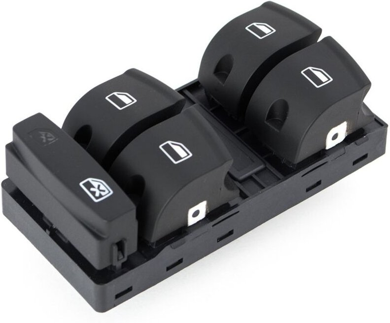 Audi Q7 06-14 Kombinationsschalter für die elektrische Fensterheberverstellung