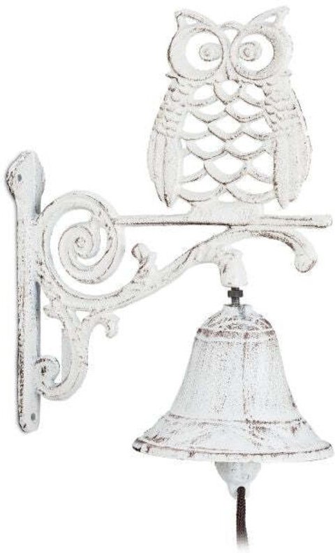 Door bell with an owl