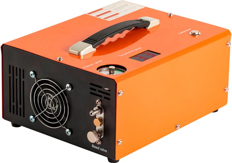 Mophorn PCP-Luftkompressor, 4500 PSI, tragbar, mit integriertem Konverter, Auto-Stopp DC12V/AC230V Öl- und wasserfrei fü...