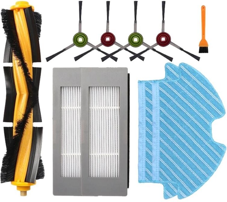 FüR Debot OZMO 900 905 DN55 Roboterstaubsauger Ersatzteile HauptseitenbüRste HEPA-Filter MopptüCher