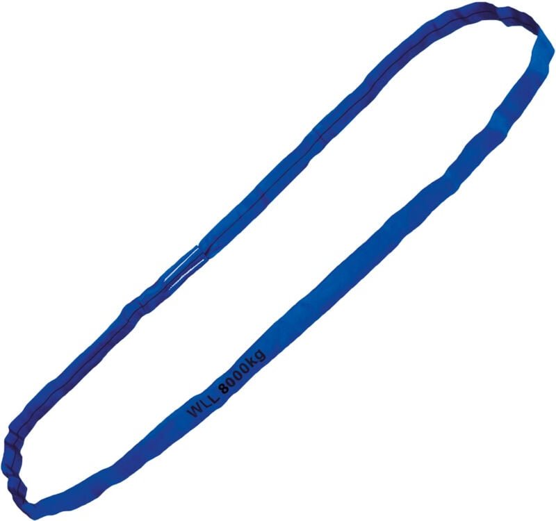 Gr .3 Meter RUNDSCHLINGE, WLL 8000 kg, BLAU blau roundsling, WLL 8000 kg, BLUE