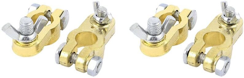 4 Stück Auto Auto Boot Batterieklemme Klemmclip-Anschluss Batterieclip Batterie-Anschluss