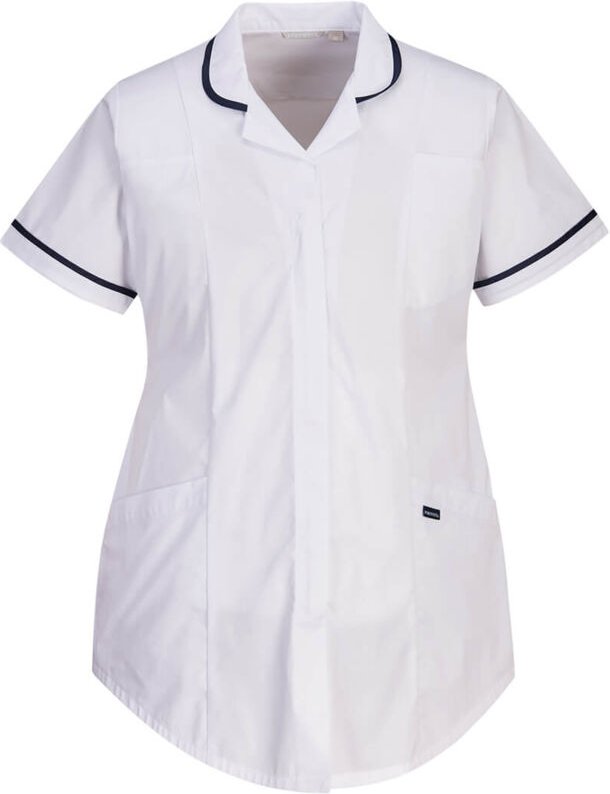 Dehnbare Stilluntunika - XXXL - Weiß - Portwest