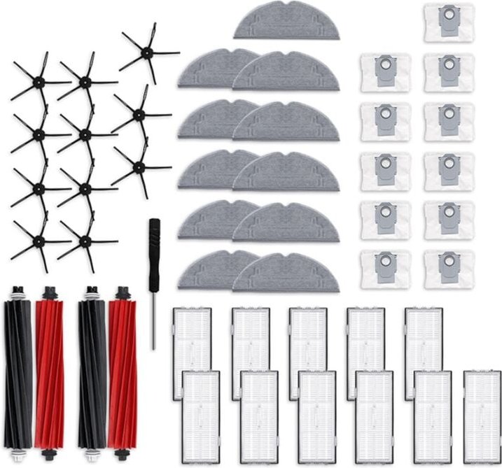 Für S8 / Pro Ultra S8+ Roboterstaubsauger, Hauptseitenbürste