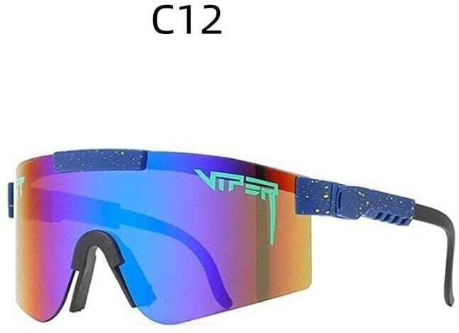 Pit Viper Lunettes de soleil polarisées, lunettes de soleil de protection UV400 pour hommes et femmes, cyclisme, conduit...