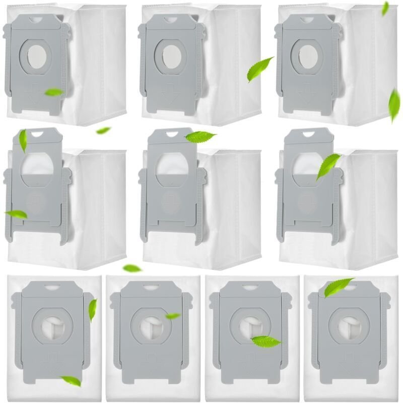 10er-Pack Staubsaugerbeutel für iRobot Roomba i7, i7+, i7 Plus, S9, S9+, i3, i3+, j7, j7+, E5, E6 und E7 (Ersatzbeutel f...