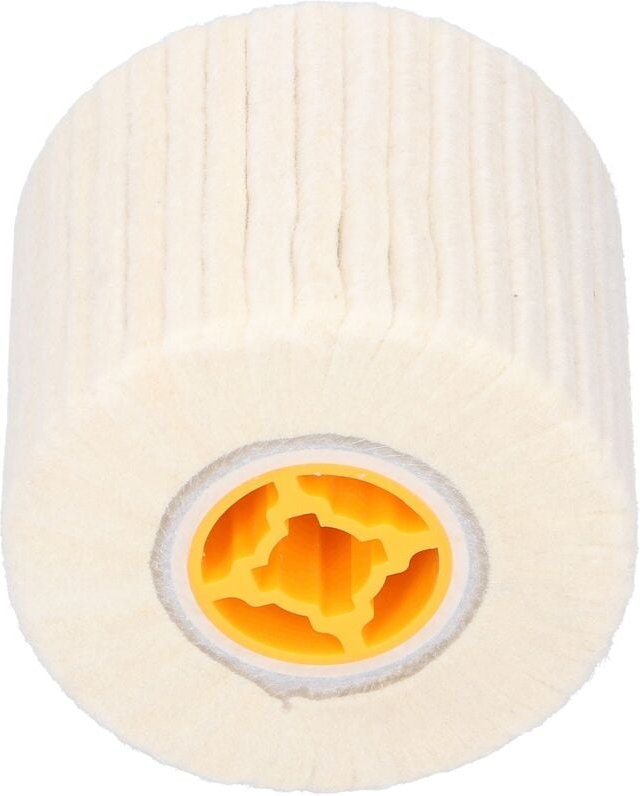 Polierscheibenteile aus Wollfilzdraht zum Polieren von 120x100mm Edelstahl.