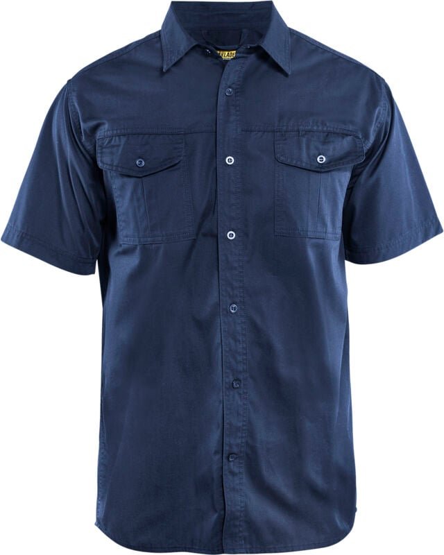 Arbeitshemd Twill 3296 - Marine L