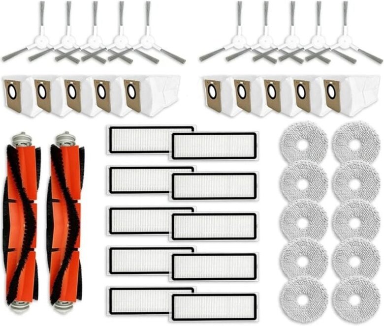 Für Roboter-Staubsaugerbürste Hepa-Filter Mopp-Pad Staubbeutel