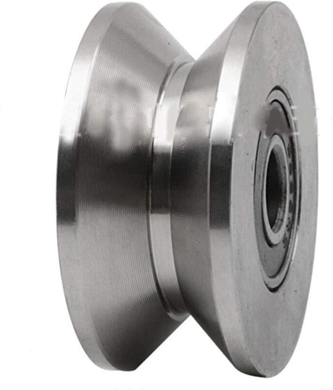 Vtizikl Roue de porte robuste en acier inoxydable 304 - 2,7"