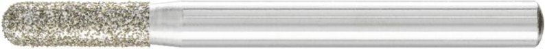 Diamant-Schleifstift Walzenrund Ø6,0mm Schaft-Ø6 mm D357 (grob) zum Schleifen von gfk/cfk - Pferd