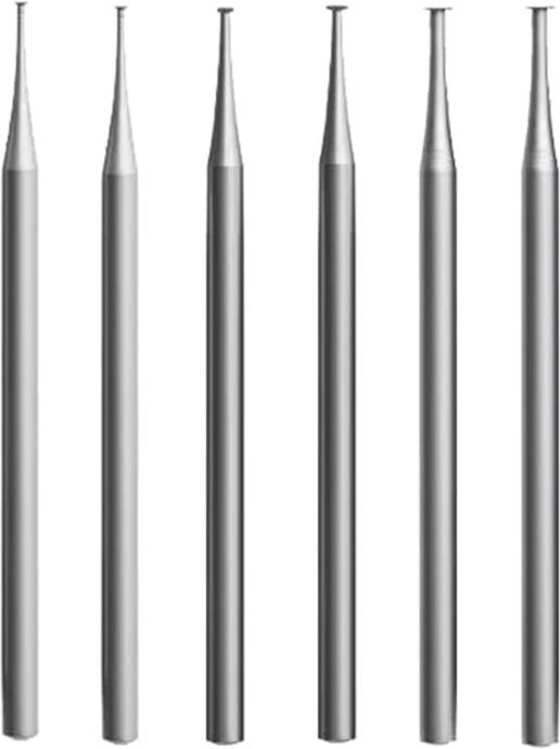 Formmesserkantenschnitt Linsenfräser - Bits Lapidarwerkzeug