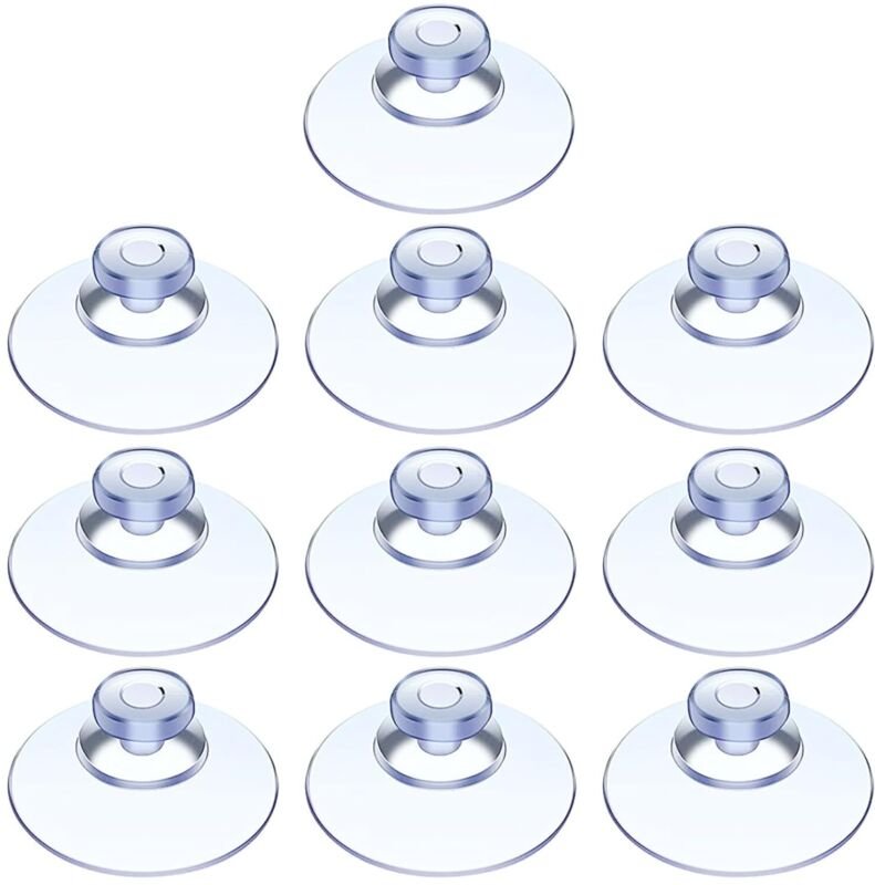 40 Stück Saugnapf, Glastisch-Saugnapf, Mini-Saugnapf, transparente Saugnäpfe, kleine Saugnäpfe, für eine Vielzahl von gl...