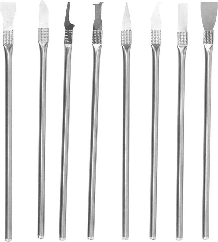 Handy-Öffnungsset, Hebelwerkzeug-Reparaturset, Metallspuder-Set für die Handy-Reparatur (8 in 1 Einzelende).