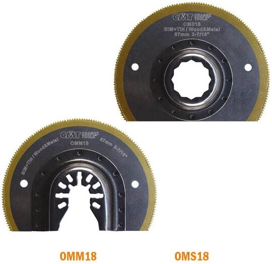 Omm18-X1 87mm Langlebiges Riff-Segmentsägeblatt Für Holz Und Metall