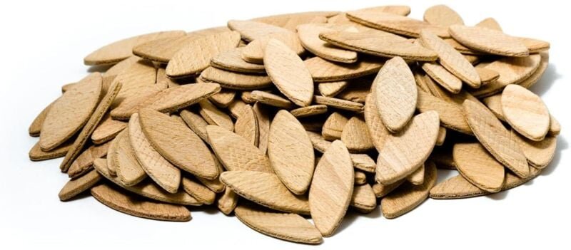 200-teiliges Paket, hochwertige Flachdübel aus Buchenholz für Holzarbeiter und Heimwerkerprojekte - Csparkv