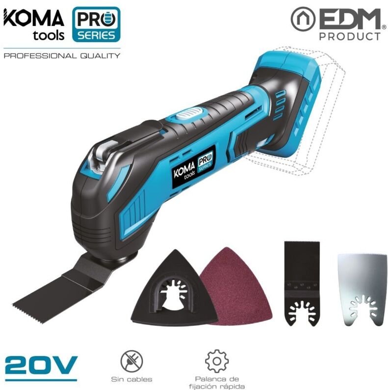 Koma Tools - Mehrfach-Werkzeuge koma - 20V - ohne Batterie und Ladegerät - 08765