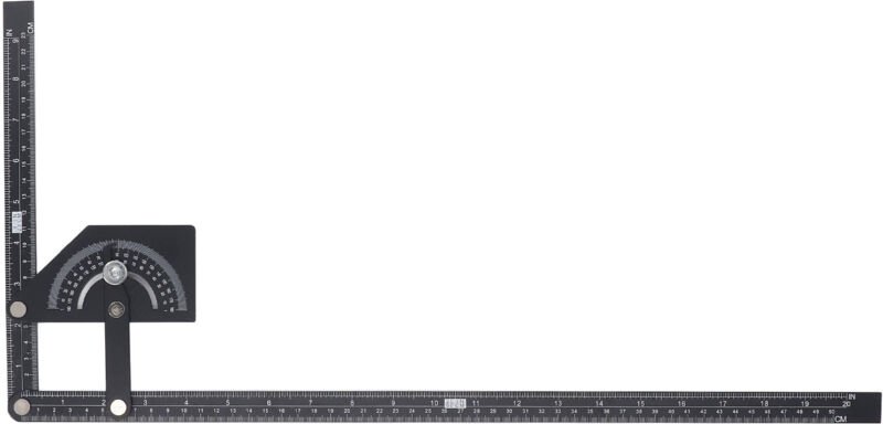 Universeller Winkelmesser, 0-180 Grad, digitales Winkelmessgerät aus Aluminiumlegierung für Innen- und Außenecken
