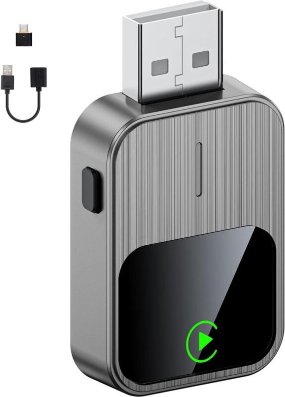 Wireless CarPlay-Adapter für iPhone Plug & Play schnelle und stabile Verbindung Mini USB mit Reset-Taste kompatibel mit ...