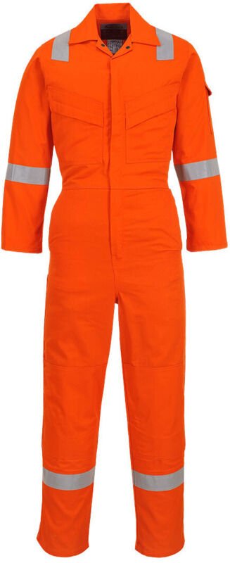 Leichte antistatische Fr-Overall 280g Farbe: Orange Größe 4XL - Portwest