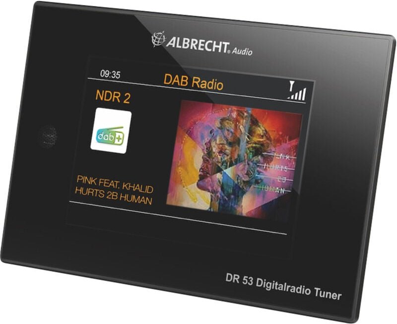 Dr 53 DAB+/UKW/Bluetooth Tischradio dab, dab+, ukw Inkl. Fernbedienung, Spotify Schwarz - Albrecht