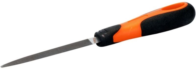 Bahco ERGO-Dreikantfeile, Halbschlichthieb, 150 mm, Hieb 2