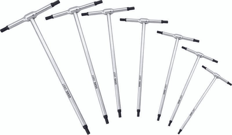 Thumbnail - USAG 280 T/SE7 Satz mit 7 Sechskant-T-Schlüsseln mit Außengewinde