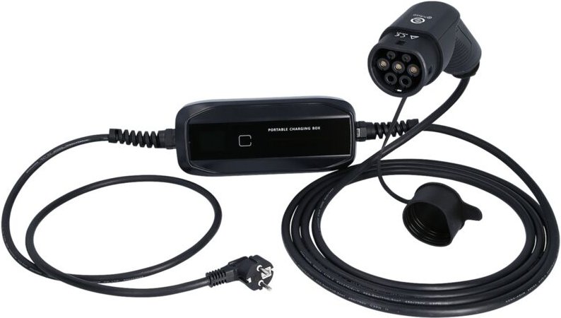 KS Tools efuturo mobile Ladestation mit Typ 2 Ladekabel, 1 Phase, bis zu 3,7 kW, bis zu 16 A, 230 V, Mode 2, LCD Display...