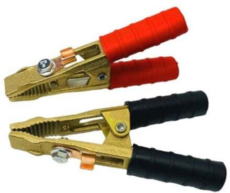 2-teiliges professionelles Messing-Batterie- oder Starthilfekabel-Set (+ und -) 250B