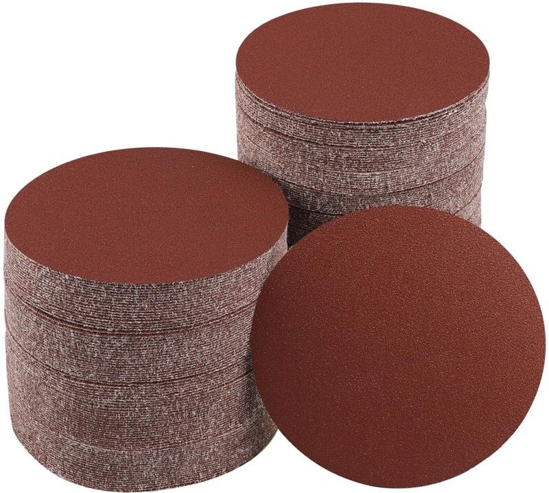 100 Stück Schleifscheibe Körnung 120, 125 mm Lochfreie Schleifscheiben Schleifpapier für Exzenterschleifer - Sollbry