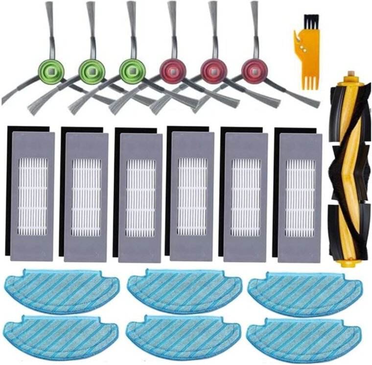 Ersatz-Hauptseitenbürstenfilter-Wischtuch für Roboterstaubsauger