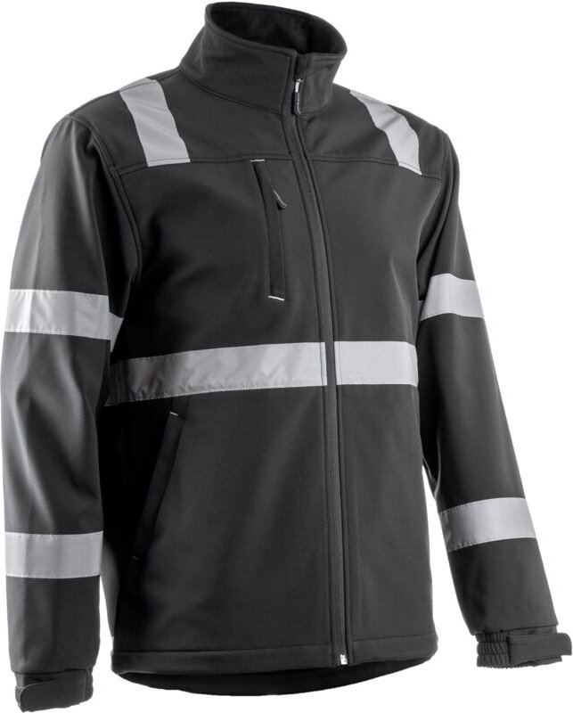 Arbeitssoftshelljacke VIGILE – Schwarz 3XL – 60/62