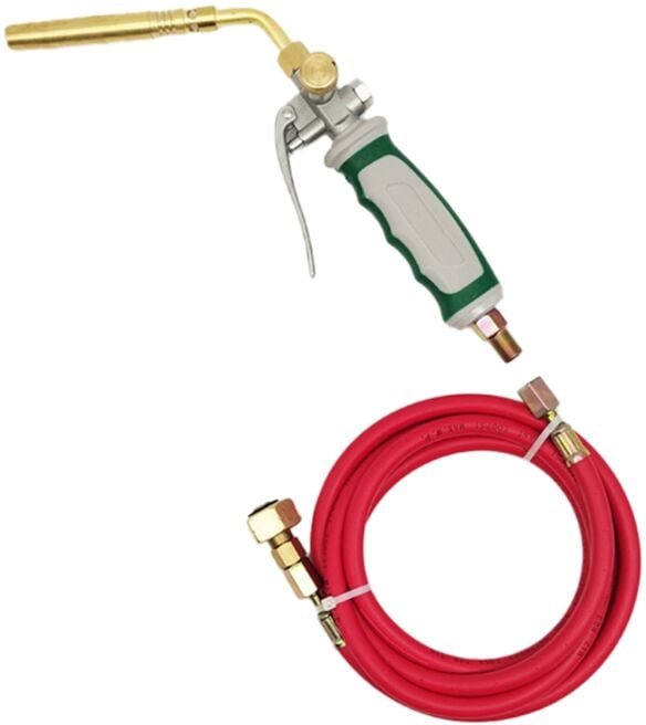 Tlily - Schweißbrenner mit Doppelschalter, deutsches Lötverfahren, mit 1,6 m Schlauch